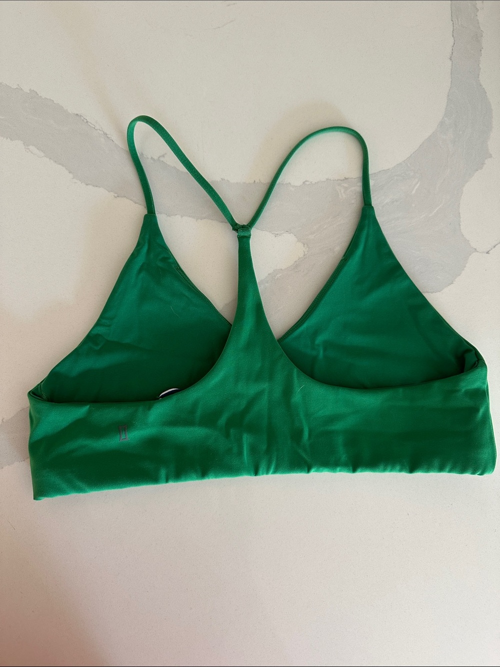 Green Racerback Bralette - Picture 2 of 3